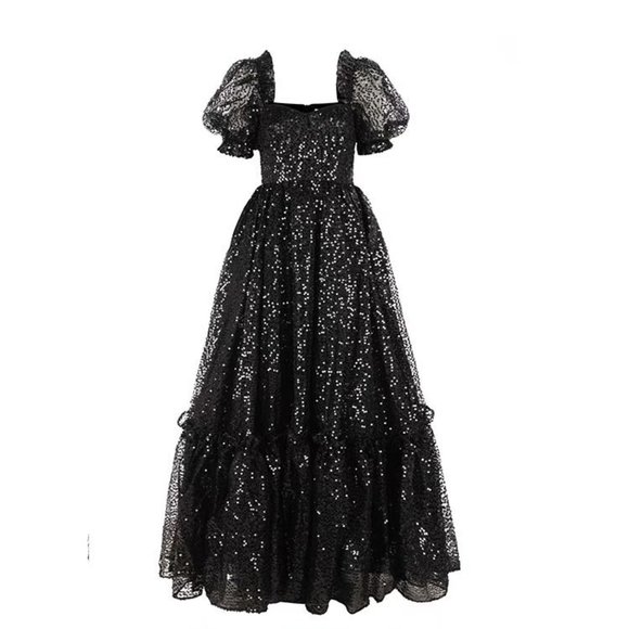 Selkie Onyx Sequin Ritz Gown - S / NWT - Picture 2 of 6
